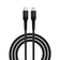 Cáp Devia sạc nhanh USB-C to Lightning bọc dù dài 1.5m-Đen