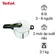 Nồi áp suất inox 6 lít Tefal Secure Trendy P2580702 có khay hấp