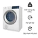 Máy sấy thông hơi Electrolux 8,5kg EDS854J3WB