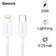 Cáp Type C - Lightning Baseus Superior Series 0.25m