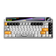Bàn phím cơ không dây Aula AMG65 trắng-Jadeite Switch