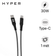 Cáp Type C - Lightning Hyperdrive Tough HD-CLB513 1m 