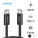 Cáp Anker Zolo Nylon USB-C to USB-C 240W dài 1.8m