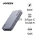 Sạc nhanh Ugreen X753 Nexode Pro 3 cổng GAN Ultra-Slim US 65W