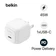 Sạc nhanh Belkin 45W 1 cổng USB-C PD 3.0 PPS GaN