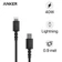 Cáp Anker PowerLine USB-C to Lightning 0.9m A8612