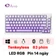 Bàn phím cơ không dây Bluetooth Akko 5075 V3 White&Purple Gradient