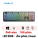 Bàn phím cơ không dây Aula F108 xám đen gradient