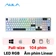 Bàn phím cơ không dây Aula F108 Pro xanh dương trắng tím đậm