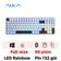 Bàn phím cơ không dây Aula S100 Pro xanh dương trắng tím đậm