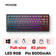 Bàn phím cơ không dây Mchose G75 Pro Tri-Mode Black