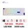 Bàn phím cơ không dây Akko 3098B Multi-mode Blue on White
