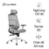 Ghế công thái học HyperWork Media Airy