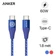 Cáp Anker Powerline II USB-C TO USB-C (6FT/1.8M) A9549 phiên bản Marvel - Cũ