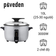 Nồi cơm điện 10 Lít Paveden PRC-1030GR