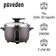 Nồi cơm điện 16 Lít Paveden PRC-1635BR