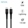 Cáp USB-C to Lightning Devia Gracious Series bọc dù 1.5m - Cũ