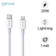 Cáp USB-C to Lightning Devia Smart Series 20W 1 mét