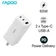 Củ sạc Rapoo 3 cổng (USB-C x2 + USB-A) 65W PA65L