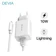 Sạc Devia V3 kèm cáp Lightning-Trắng