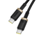 Cáp Baseus Dura Series USB-C To C 240W dài 1m-Đen/Vàng