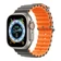 Dây đeo Apple Watch Devia Deluxe Series Sport 6 Silicone Two-Tone 44/45/46/49mm-Xám/Cam