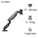 Giá treo màn hình HyperWork Alpha Pro Gen 2 HPW-GMA03-BLK 17-40 inch