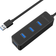 Hub USB 3.0 Orico W5PH4-U3 4 in 1-Đen