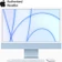 iMac 24 2021 M1 8GPU 8GB 256GB I Chính hãng Apple Việt Nam-Xanh dương
