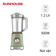 Máy xay sinh tố 3 cối nhựa Sunhouse SHD5315