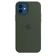 Ốp lưng Apple Silicone chính hãng cho iPhone 12/12 Pro tương thích sạc MagSafe-Xanh Rêu
