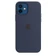 Ốp lưng Apple Silicone chính hãng cho iPhone 12/12 Pro tương thích sạc MagSafe-Xanh navy