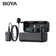 Microphone thu âm không dây Boya MIC 2 ( 2TX + 1RX + 2 Lavalier Mic)