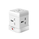 Ổ cắm điện Deli lập phương 4AC kèm 2USB-A và 1USB-C 1.6m CT412-Trắng