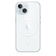 Ốp lưng iPhone 15 Plus Silicone hỗ trợ sạc Magsafe-Trong suốt