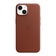 Ốp lưng iPhone 13/14 Apple Leather Case hỗ trợ sạc Magsafe-Nâu Sẫm
