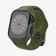 Ốp viền + dây đeo Apple Watch 45mm Spigen Liquid Air Pro Moss-Xanh lá