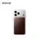 Ốp lưng iPhone 18 Pro Max/17 Pro Max Nomad Clear Leather Horween Rustic Brown