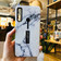Galaxy A7 2018 Ốp lưng dây xỏ ngón tay S-Case in hình Đá Trắng