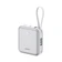 Pin dự phòng Aukey 20000mAh 35W 2C1A màn hình + tích hợp cáp Type-C,L PB-Y92L -Bạc