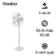 Quạt đứng có lưới bảo vệ Gaabor GFD-N400A02