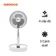 Quạt sạc Nanoco NFF1617W (Có thể gấp gọn)