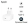 Sạc nhanh Apple 40W (tối đa 60W) cổng Type-C MGTU4ZA/A chính hãng