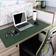 Thảm trải bàn 2 mặt Deskpad S-case 80 x 40 cm xanh lá đậm/xám nhạt