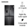Tủ lạnh Samsung Multidoor 488 lít 2021 (RF48A4010B4/SV)