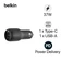 Tẩu sạc ô tô Belkin 37W 2 cổng USB-C và USB-A