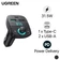 Sạc ô tô bluetooth Ugreen 31.5W cổng USB-C + 2 USB-A CD229 80910