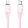 Cáp Ugreen USB-C to Lightning silicone US387 dài 1m-Hồng