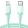 Cáp Ugreen USB-C to Lightning silicone US387 dài 1m-Xanh lá