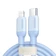Cáp Ugreen USB-C to Lightning silicone US387 dài 1m-Xanh dương